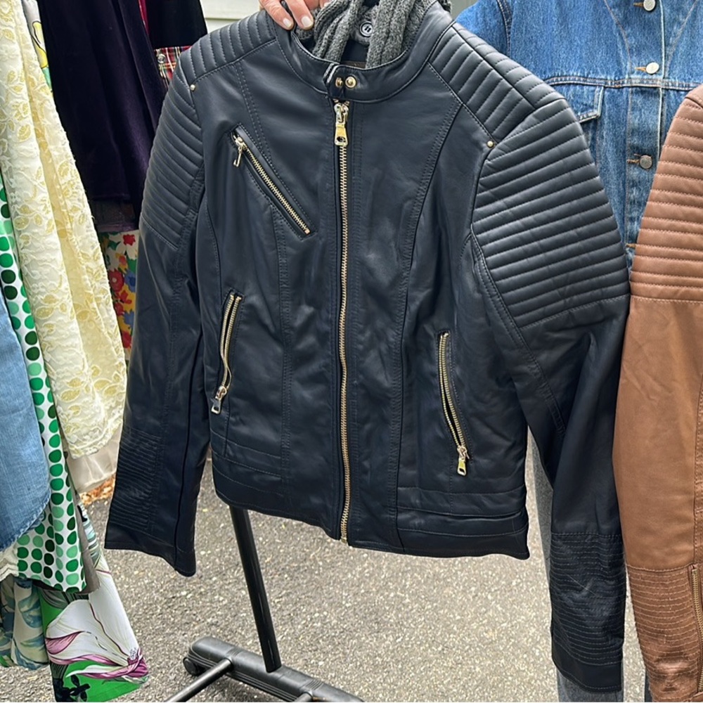 Faux Leather Jacket